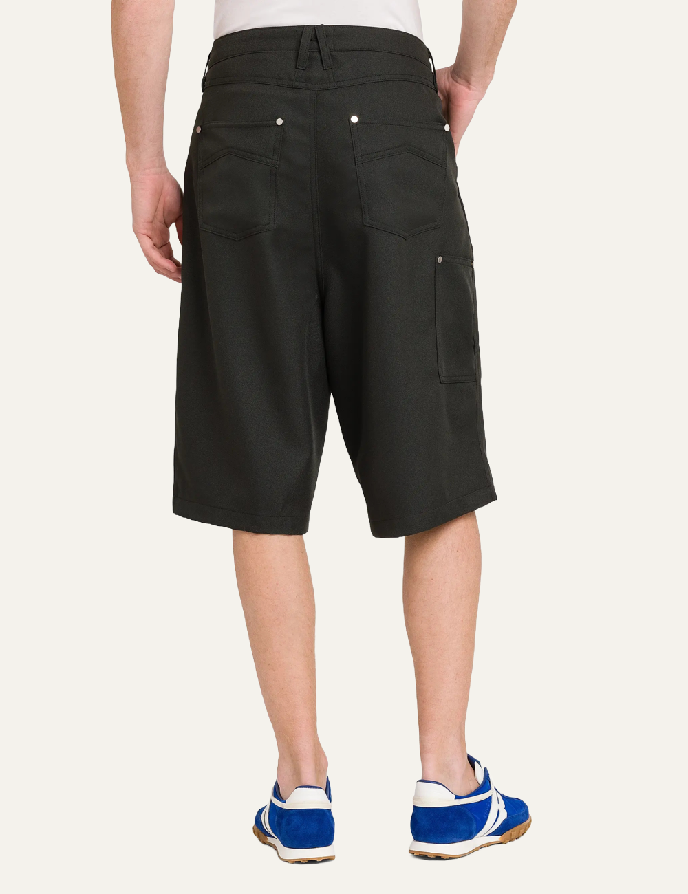 RHUDE REZA DOUBLE KNEE BAGGY SHORT