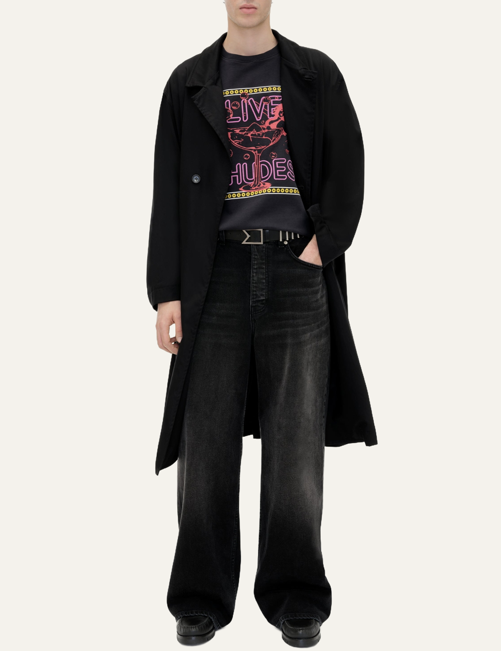 RHUDE LIVE RHUDES TEE VINTAGE