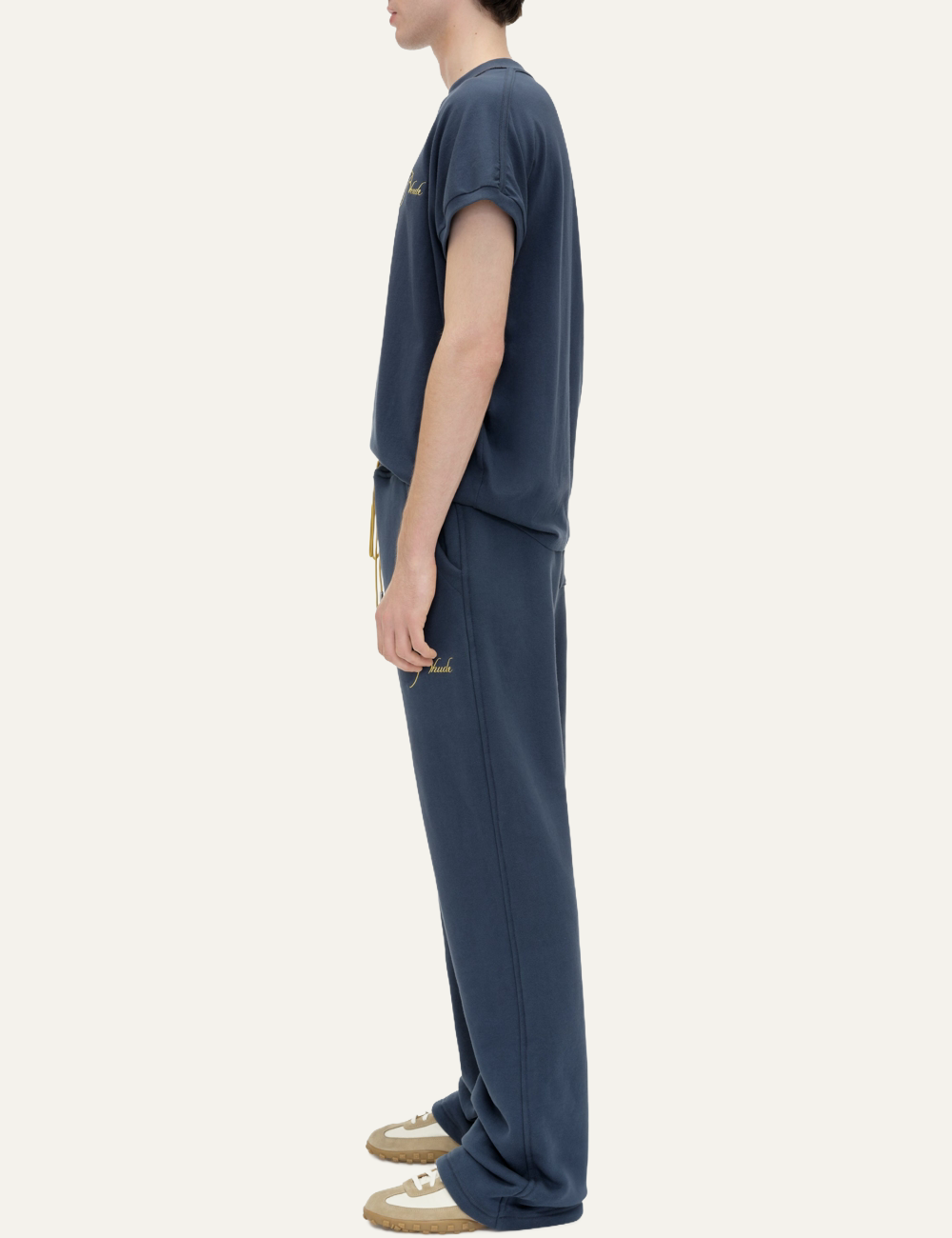 RHUDE CLASSIQUE CUTOFF SLEEVE TOP