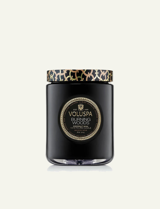 VOLUSPA BURNING WOODS 18OZ