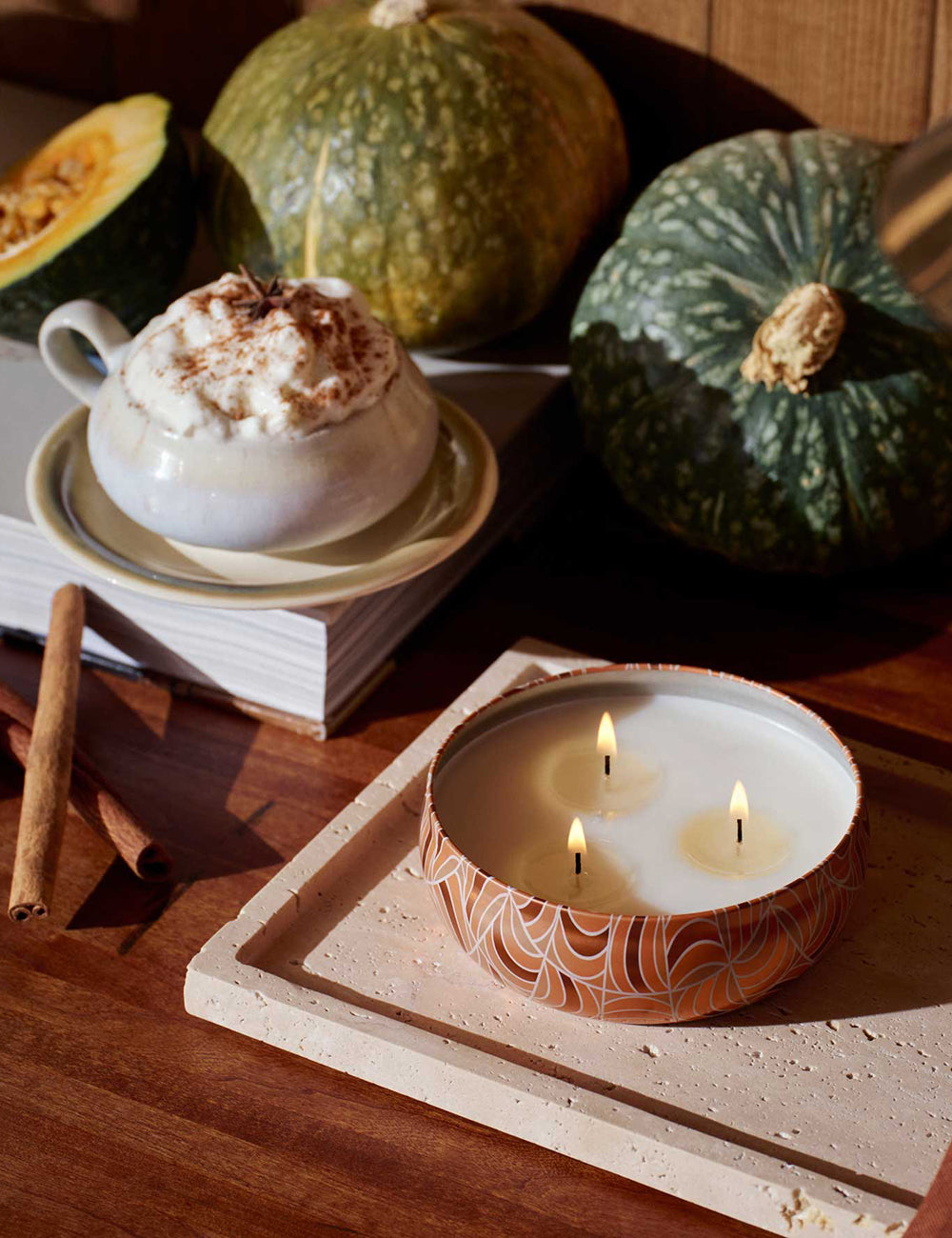 VOLUSPA SPICED PUMPKIN LATTE 3W