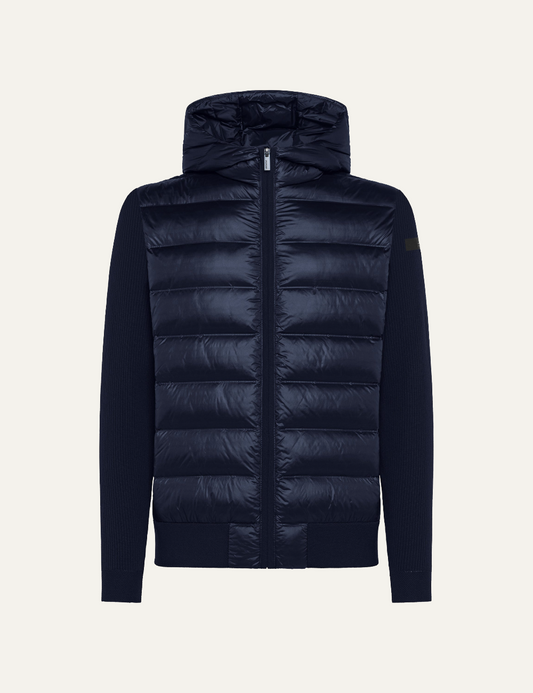RRD AMOS PERLUPIN DUCK HOOD ZIP KNIT