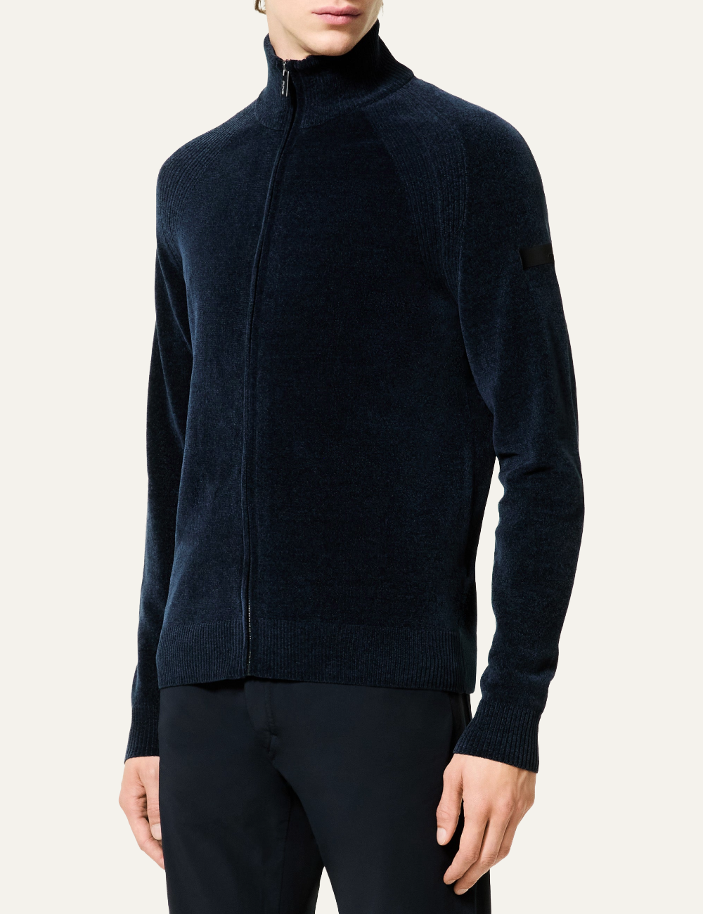 RRD VELVET FULL ZIP KNIT
