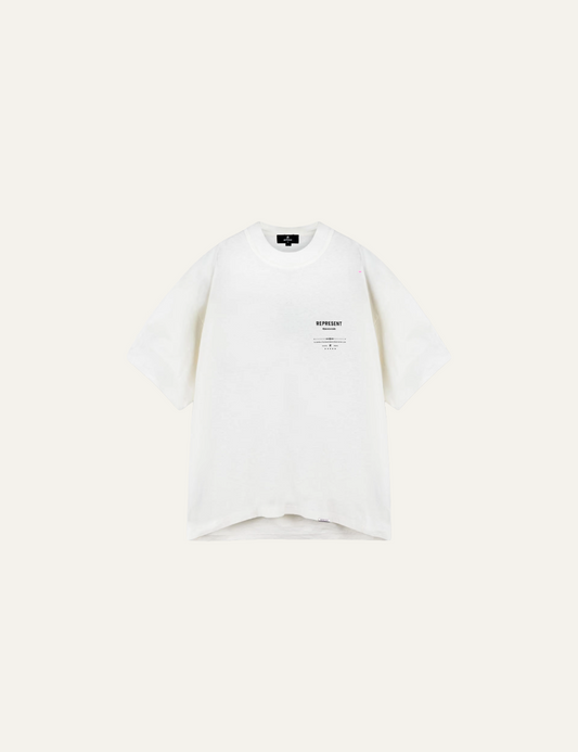 REPRESENT REVERE MANOR T-SHIRT AGED WHITE