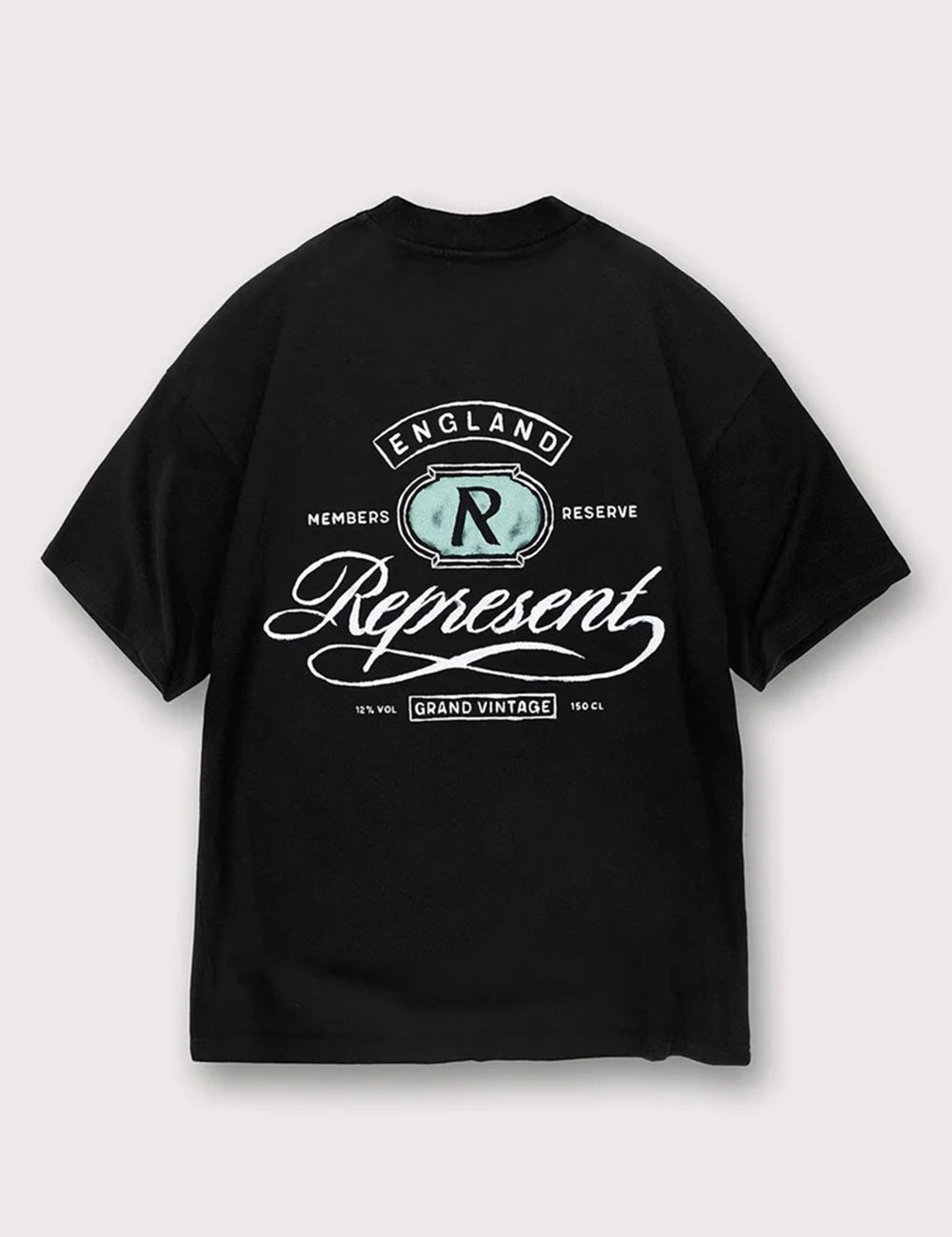 REPRESENT GRAND VINTAGE T-SHIRT JET BLACK