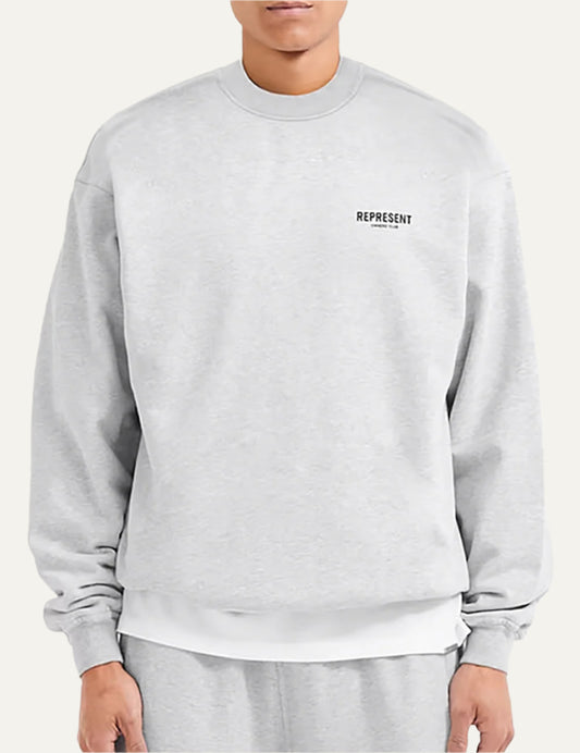 REPRESENT OC SWEATER ASH GREY
