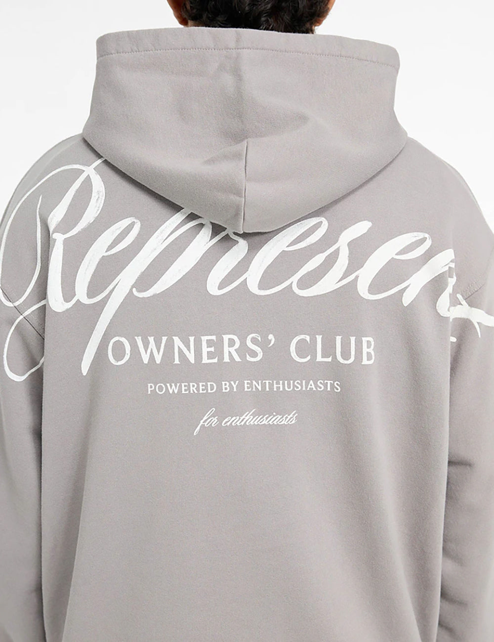 REPRESENT OC SCRIPT HOODIE SLATE