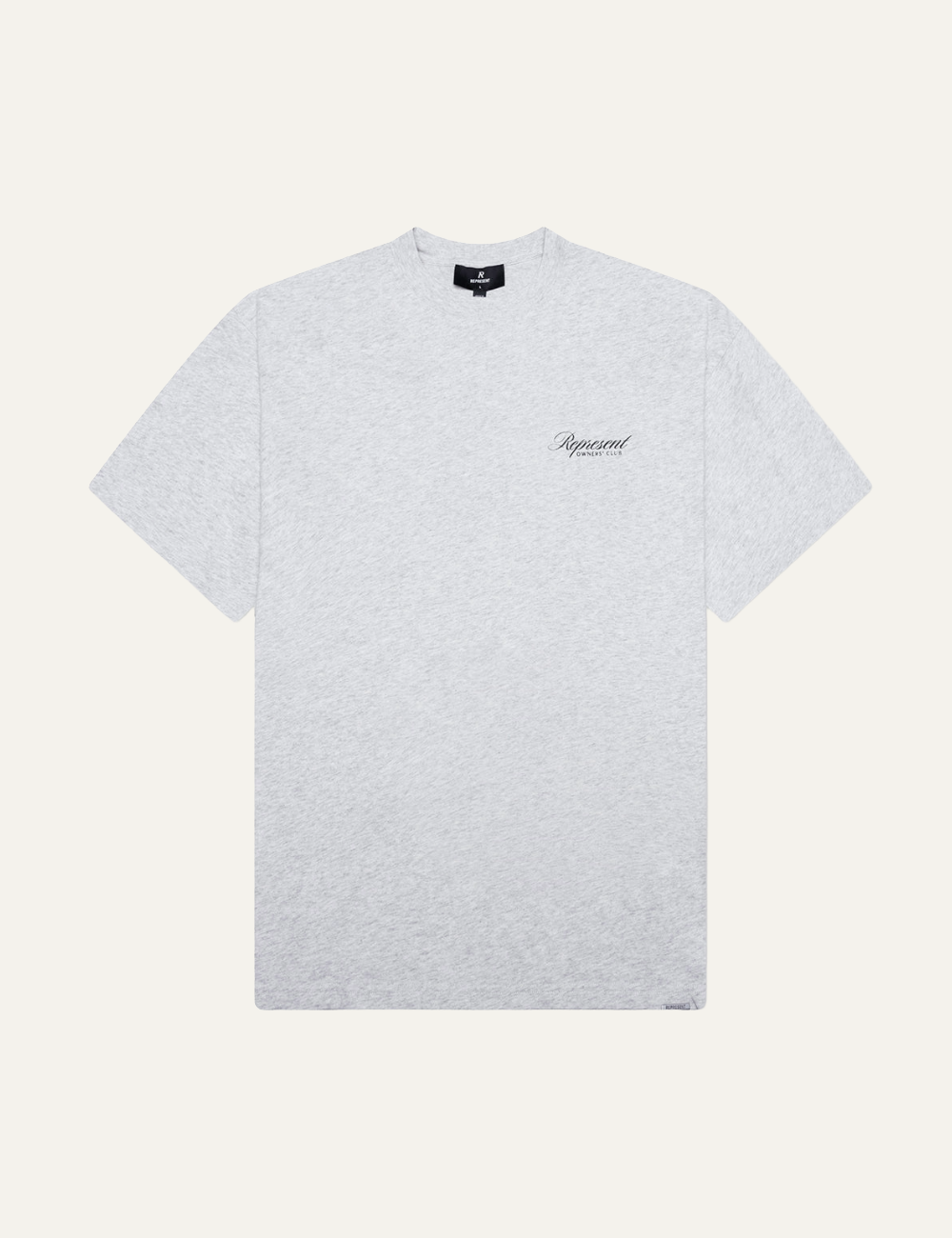 REPRESENT OC SCRIPT T-SHIRT CREAM MARL