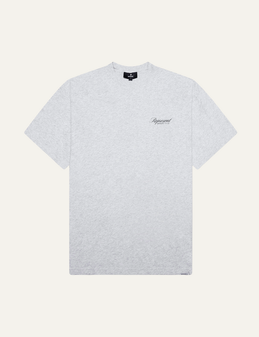 REPRESENT OC SCRIPT T-SHIRT CREAM MARL