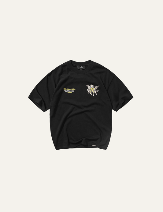 REPRESENT CHERUBS T-SHIRT JET BLACK