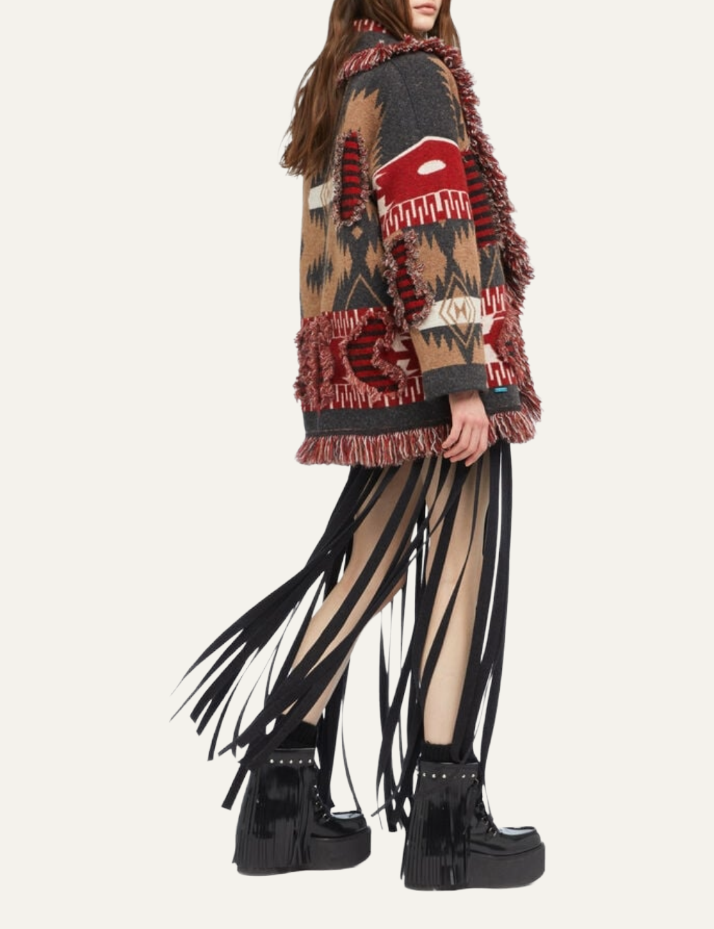 ALANUI GRUNGE ANTHEM CARDIGAN