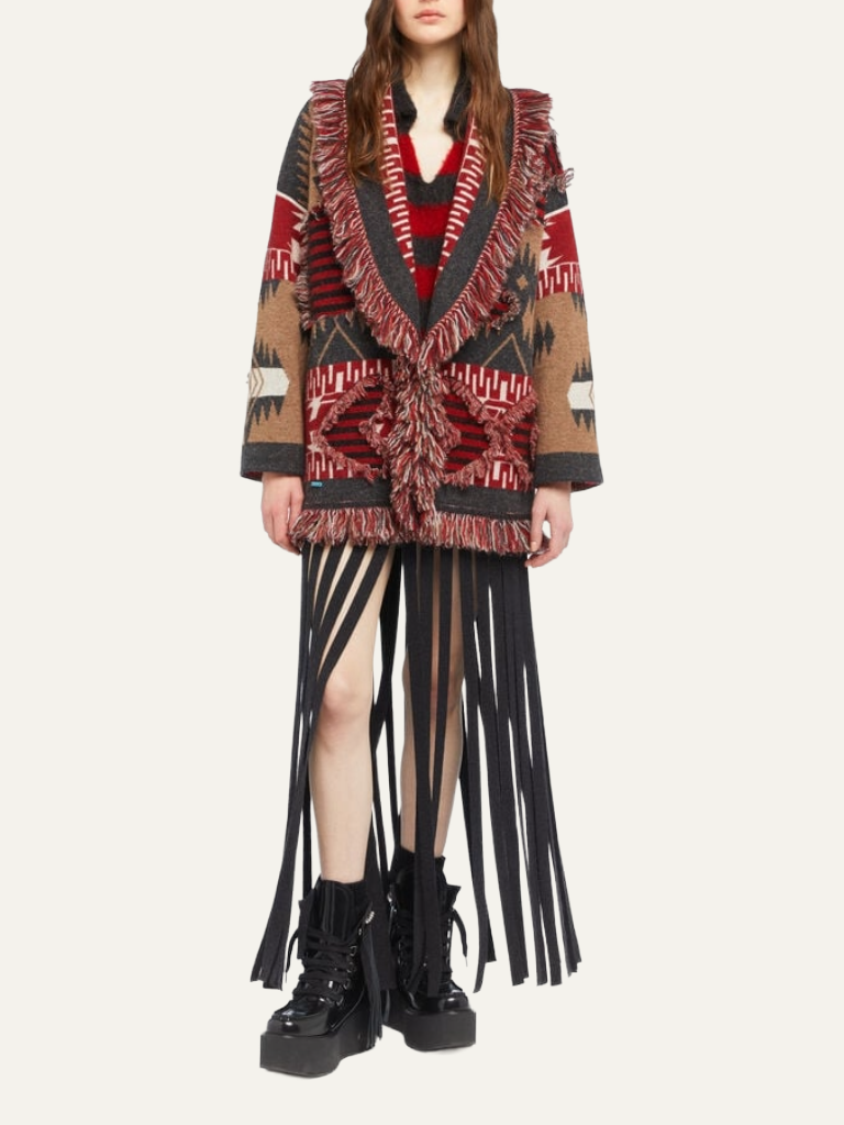 ALANUI GRUNGE ANTHEM CARDIGAN