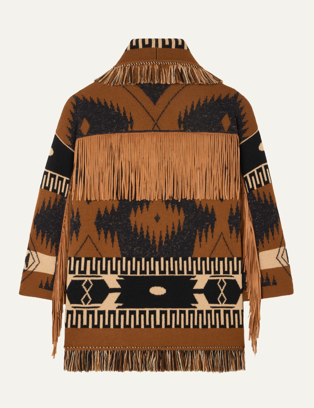 ALANUI DREAMSCAPE CARDIGAN BLACK DAKAR