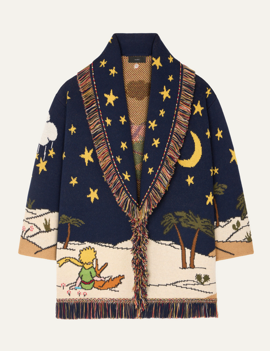 ALANUI COLLAB 'THE LITTLE PRINCE' CARDIGAN MIDNIGHT