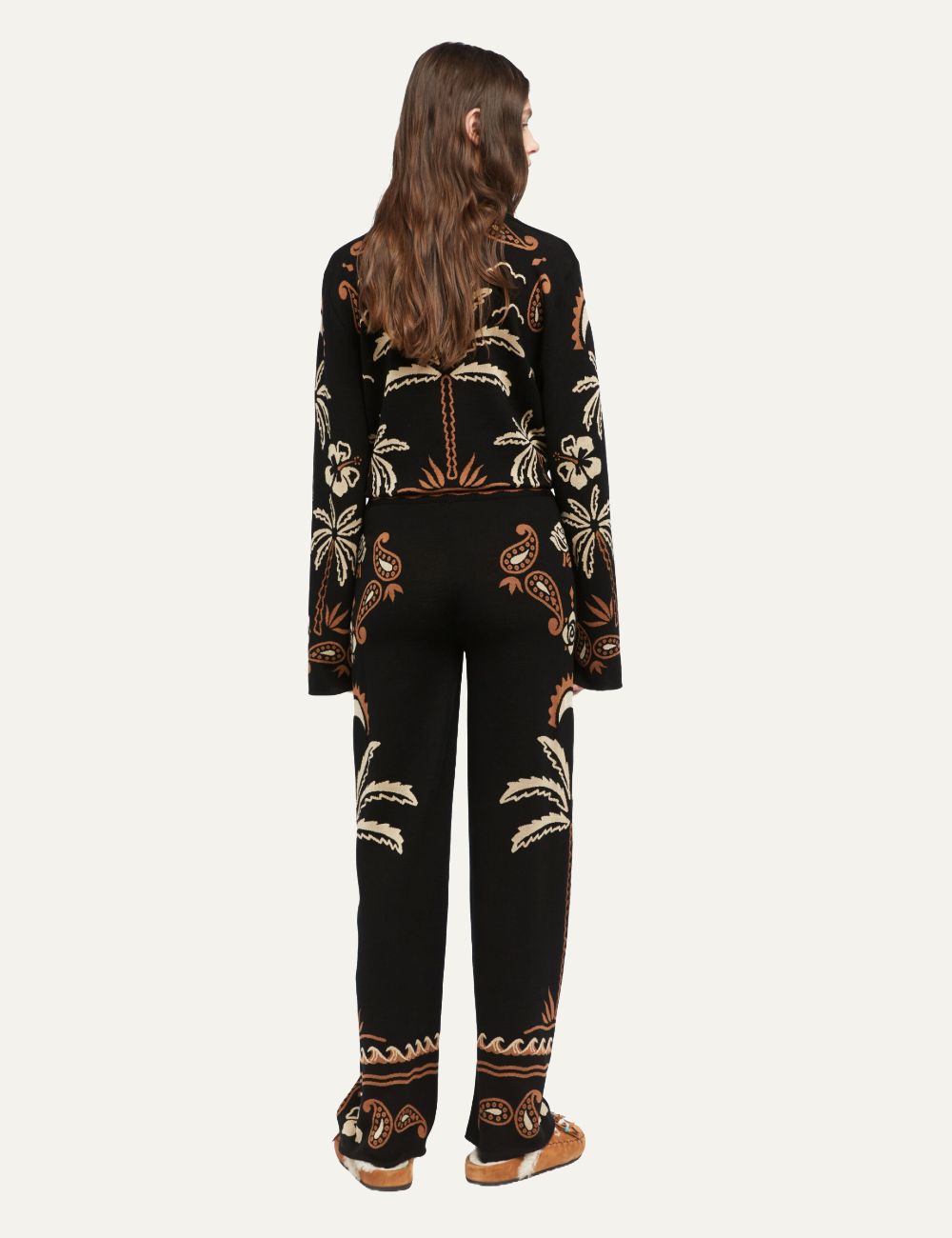 ALANUI GLIMPSE OF EDEN PANTS BLACK-DAKAR