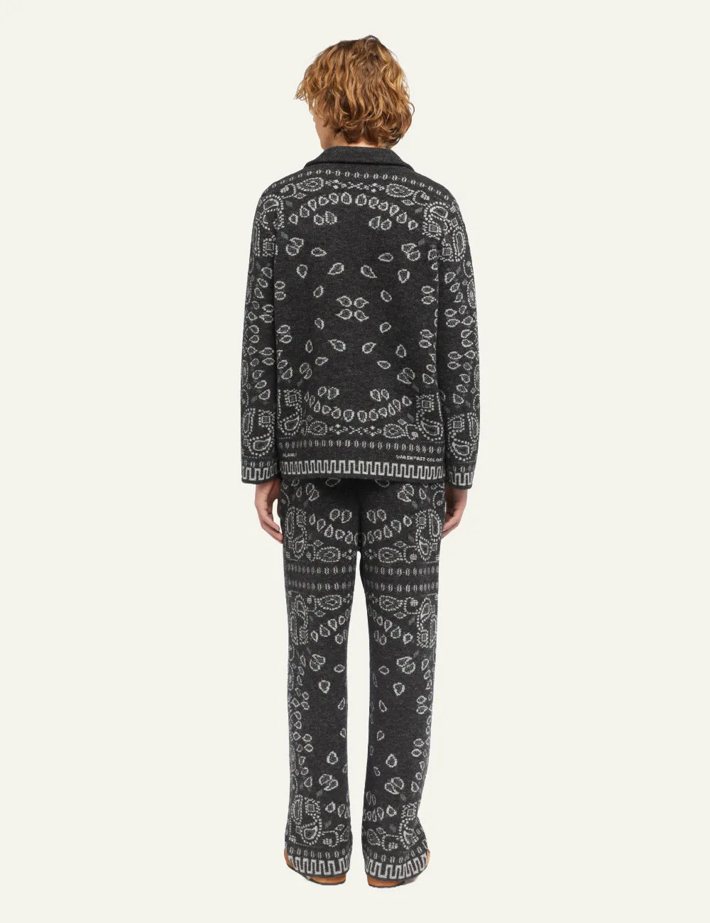 ALANUI BANDANA JACQUARD SHIRT CHARCOAL