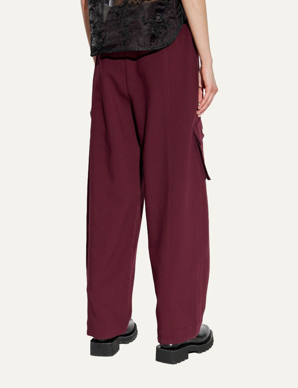 GANNI FUTURE TWILL SUITING PANTS