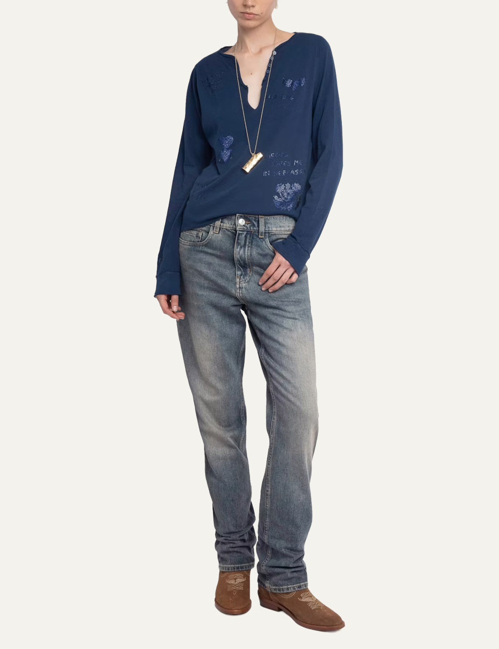 ZADIG&VOLTAIRE TUNI ML CL MULTI STRASS