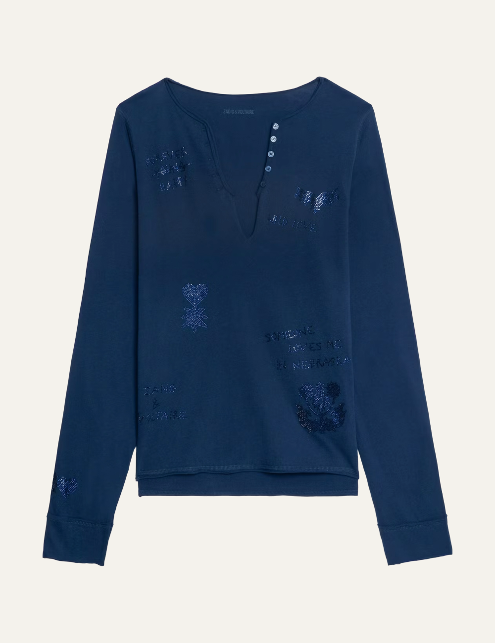 ZADIG&VOLTAIRE TUNI ML CL MULTI STRASS