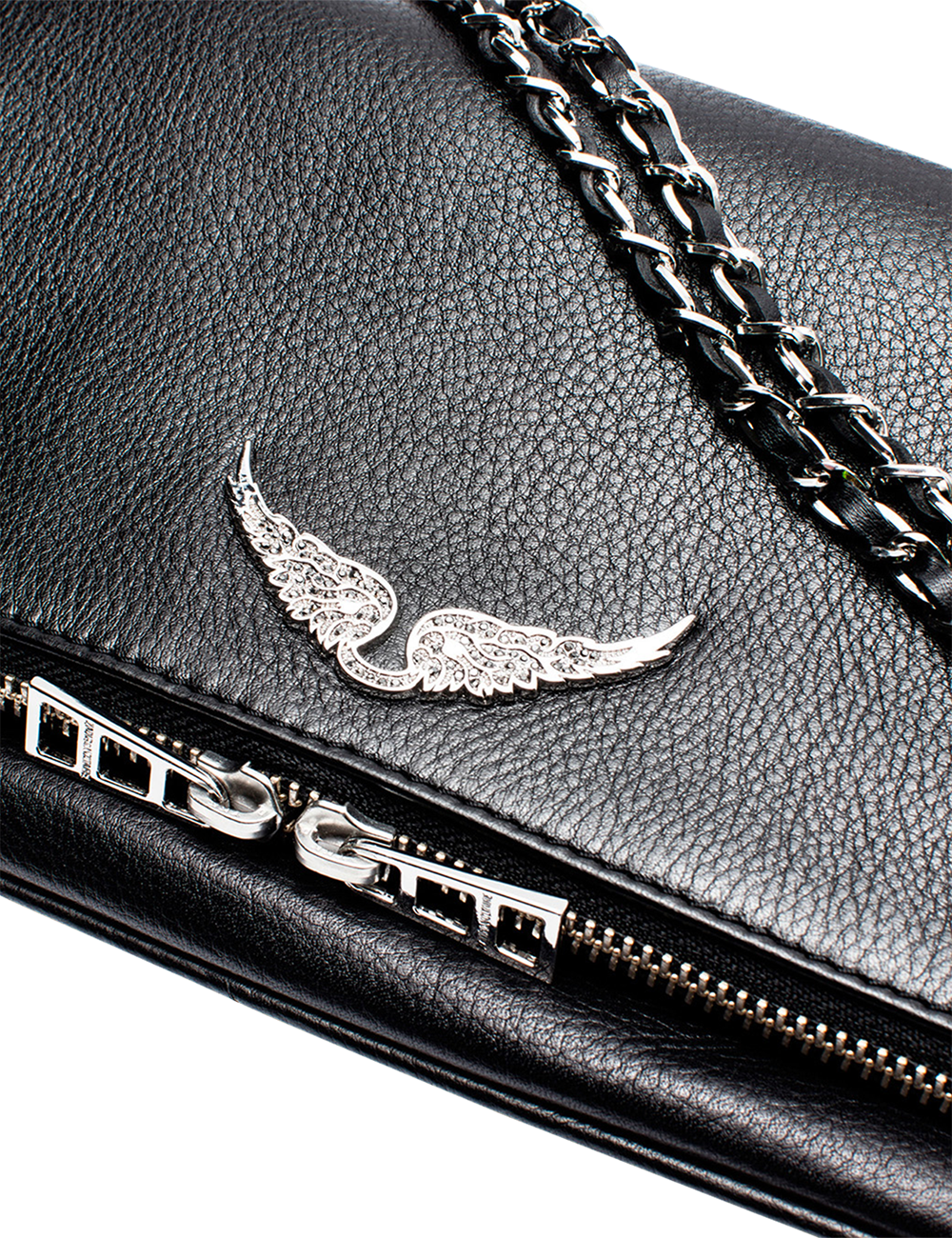 ZADIG&VOLTAIRE ROCK GRAINED NOIR