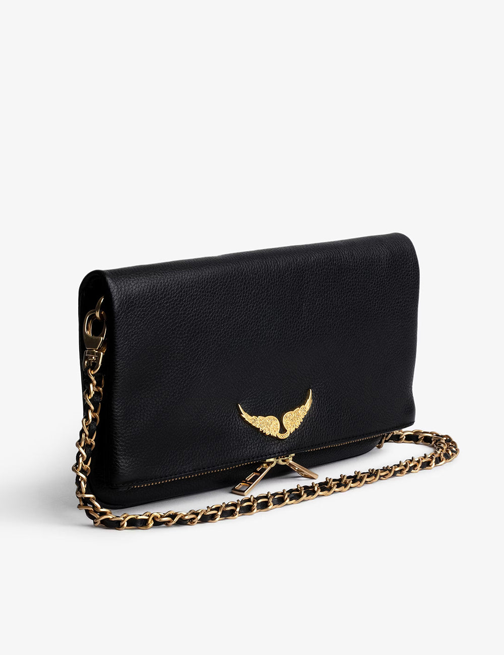 ZADIG&VOLTAIRE ROCK GRAINED NOIR GOLD