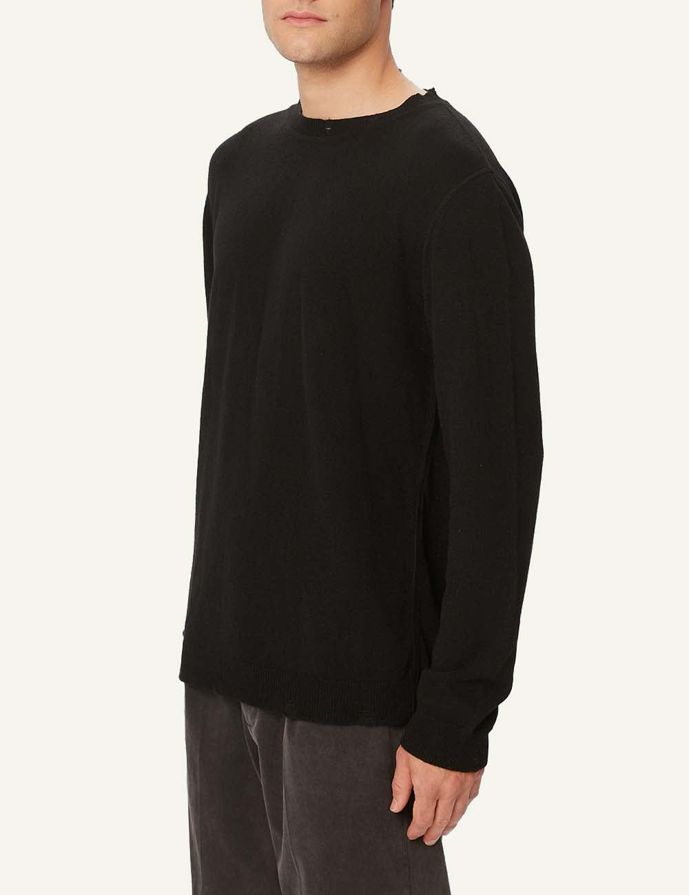 DIRTY LAUNDRY CREWNECK WITH DESTROYS