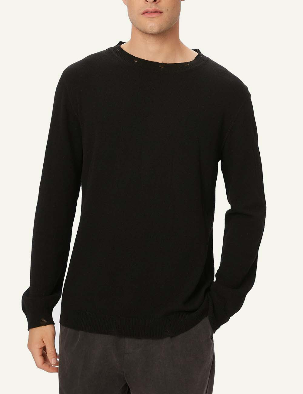 DIRTY LAUNDRY CREWNECK WITH DESTROYS