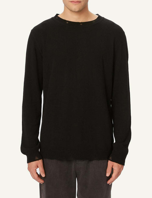 DIRTY LAUNDRY CREWNECK WITH DESTROYS