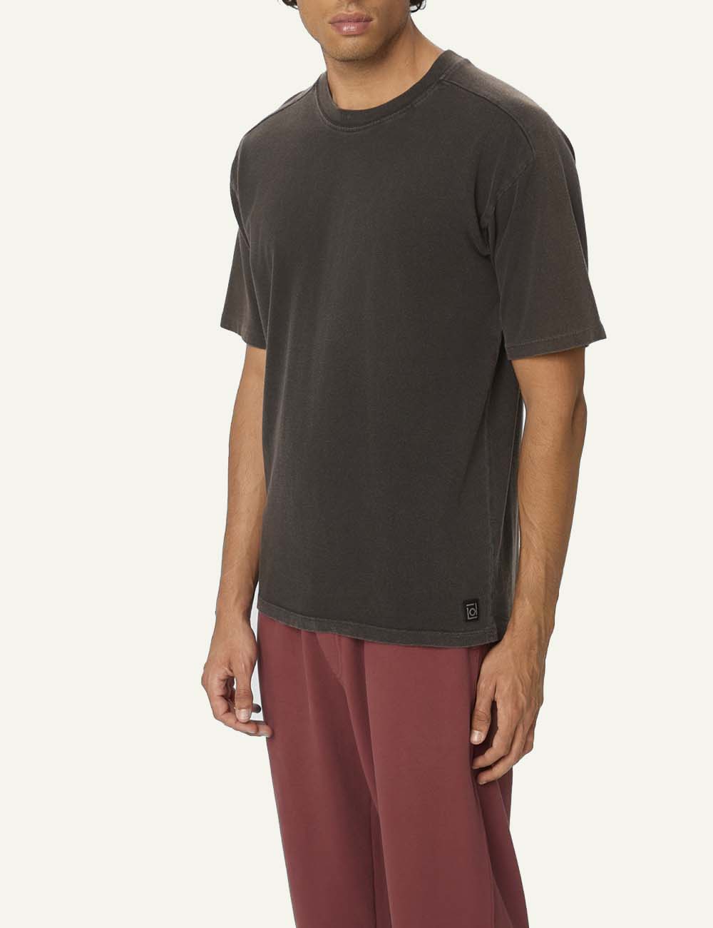 DIRTY LAUNDRY REGULAR FIT RAGLAN T-SHIRT VINTAGE BLACK