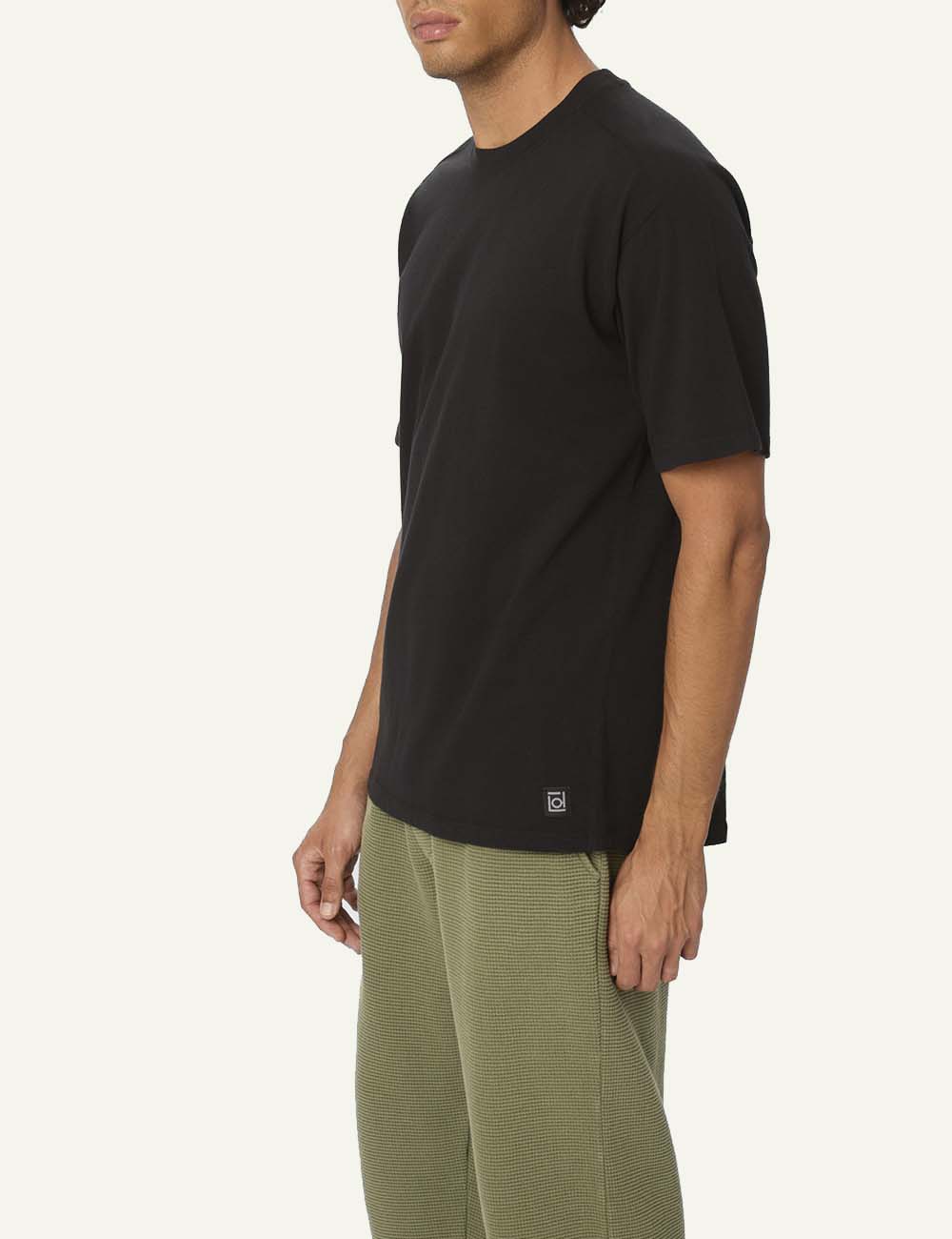 DIRTY LAUNDRY REGULAR FIT RAGLAN T-SHIRT BLACK