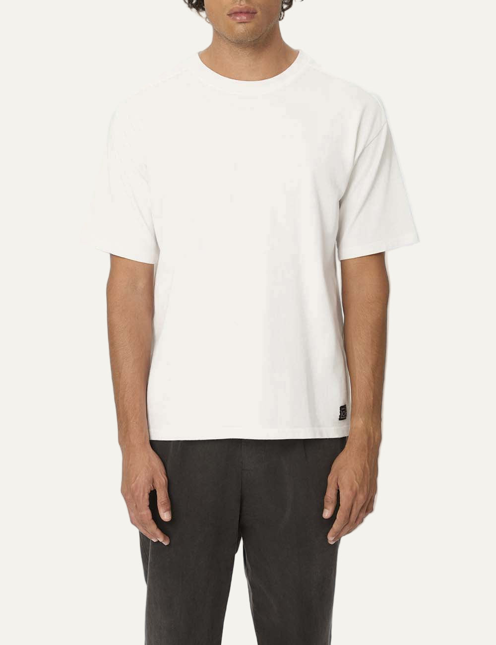 DIRTY LAUNDRY REGULAR FIT RAGLAN T-SHIRT WHITE
