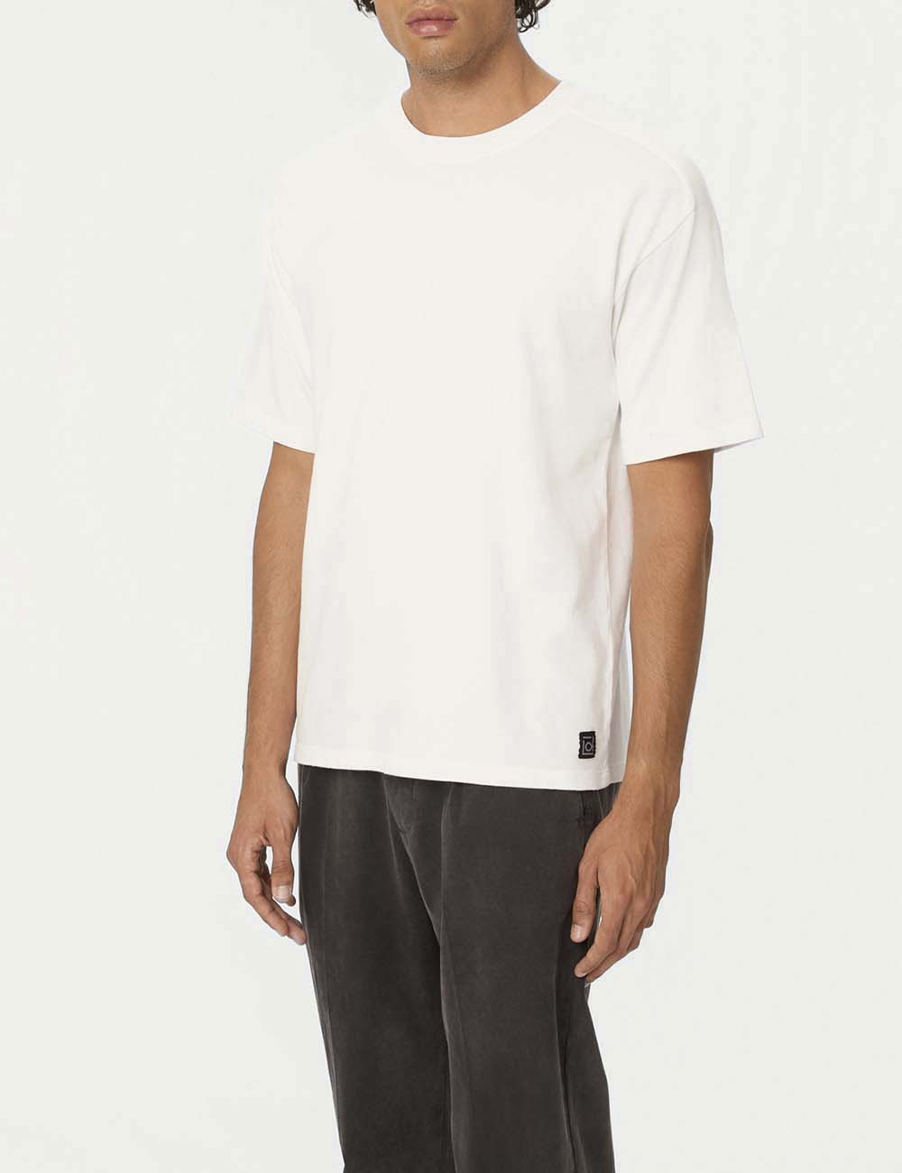 DIRTY LAUNDRY REGULAR FIT RAGLAN T-SHIRT WHITE