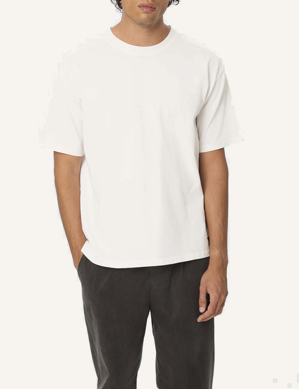DIRTY LAUNDRY REGULAR FIT RAGLAN T-SHIRT WHITE