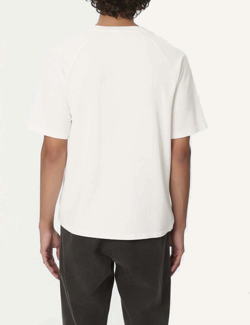 DIRTY LAUNDRY REGULAR FIT RAGLAN T-SHIRT WHITE