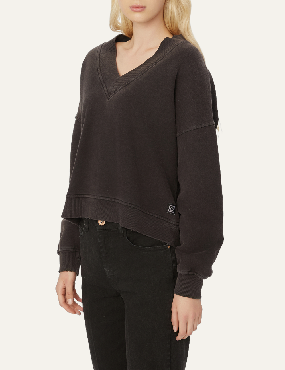 DIRTY LAUNDRY RELAXED V-NECK CREWNECK