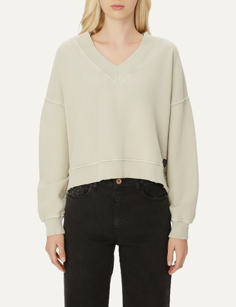 DIRTY LAUNDRY RELAXED V-NECK CREWNECK