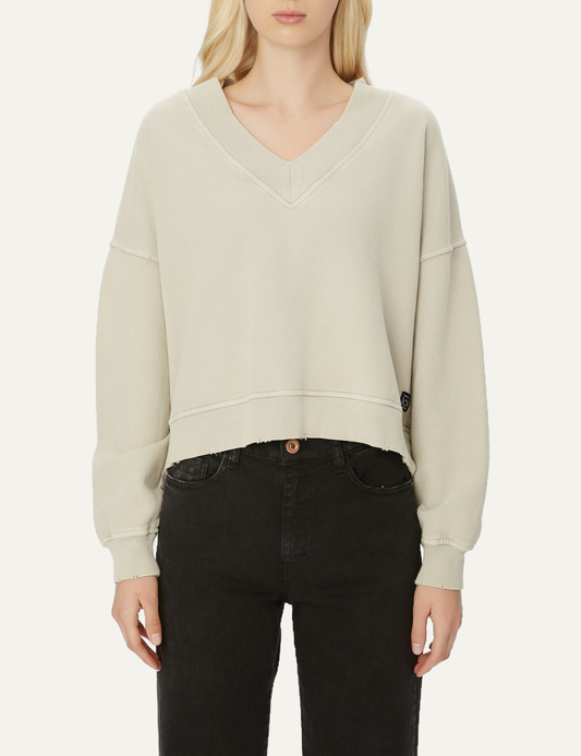 DIRTY LAUNDRY RELAXED V-NECK CREWNECK