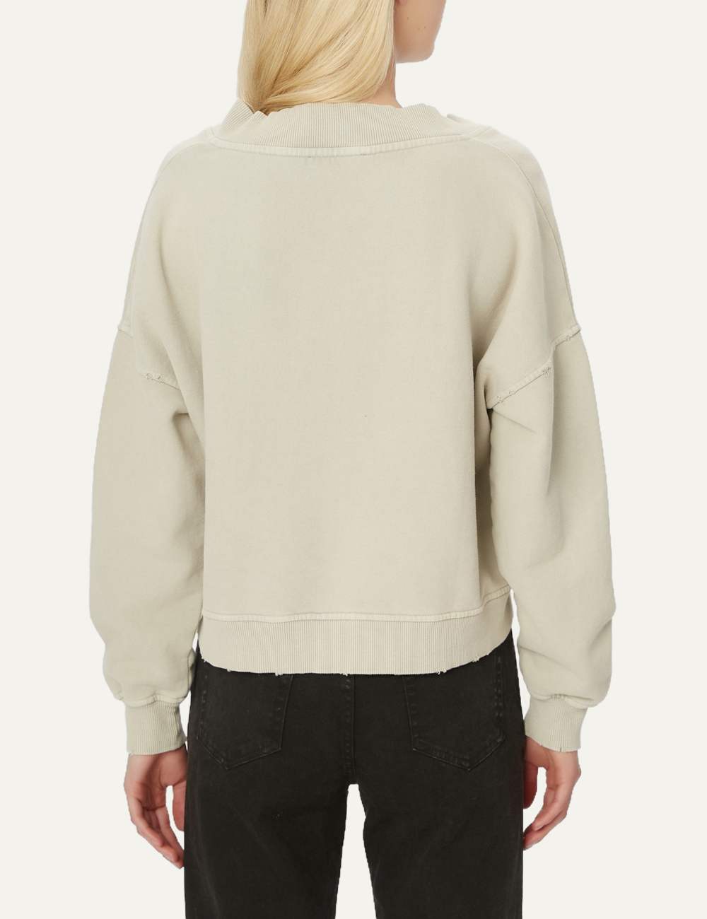 DIRTY LAUNDRY RELAXED V-NECK CREWNECK