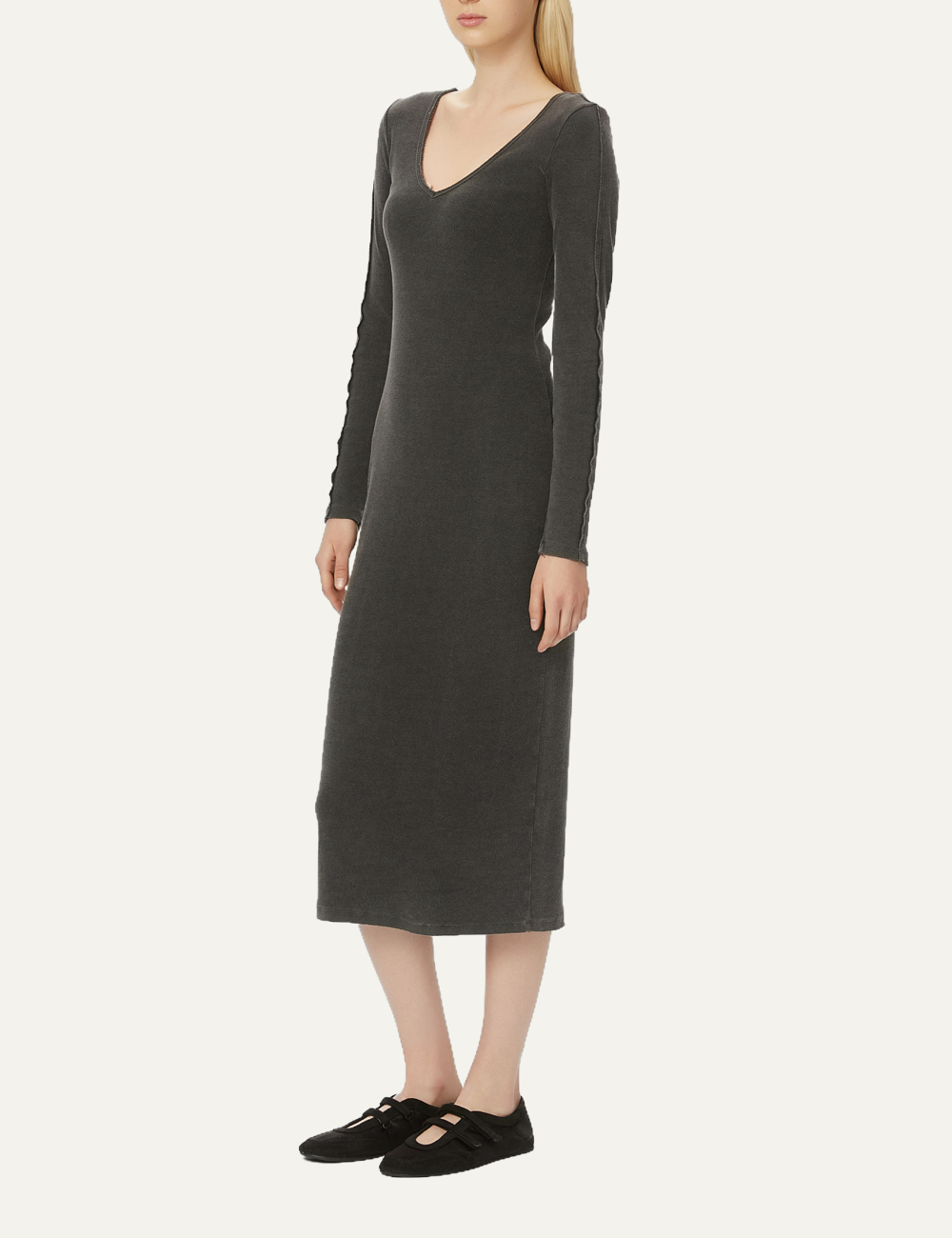 DIRTY LAUNDRY SLIM FIT RIB DRESS