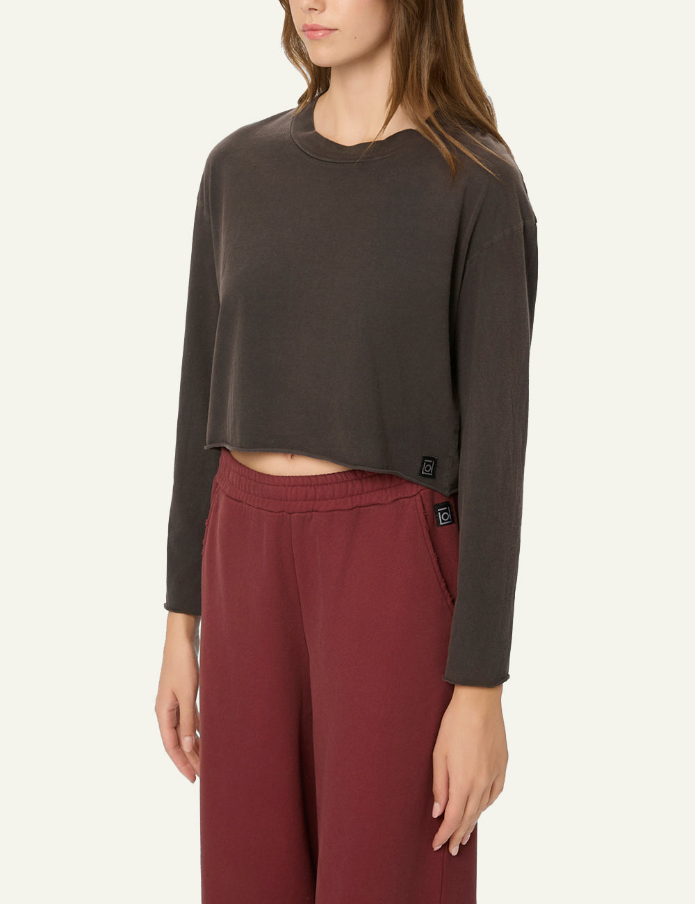 DIRTY LAUNDRY BOXY LONGSLEEVE VINTAGE BLACK