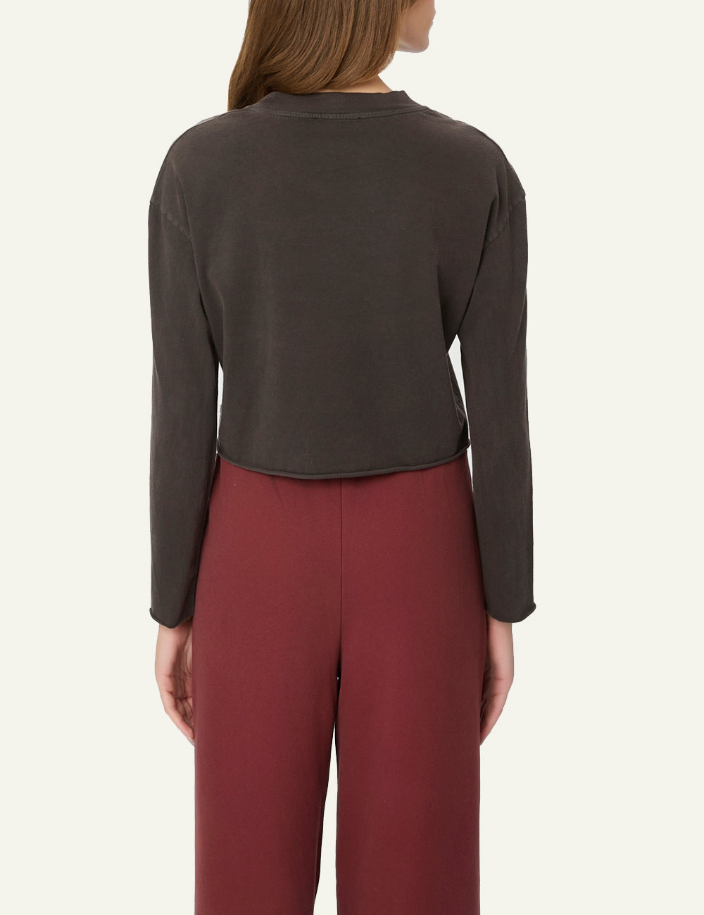 DIRTY LAUNDRY BOXY LONGSLEEVE VINTAGE BLACK