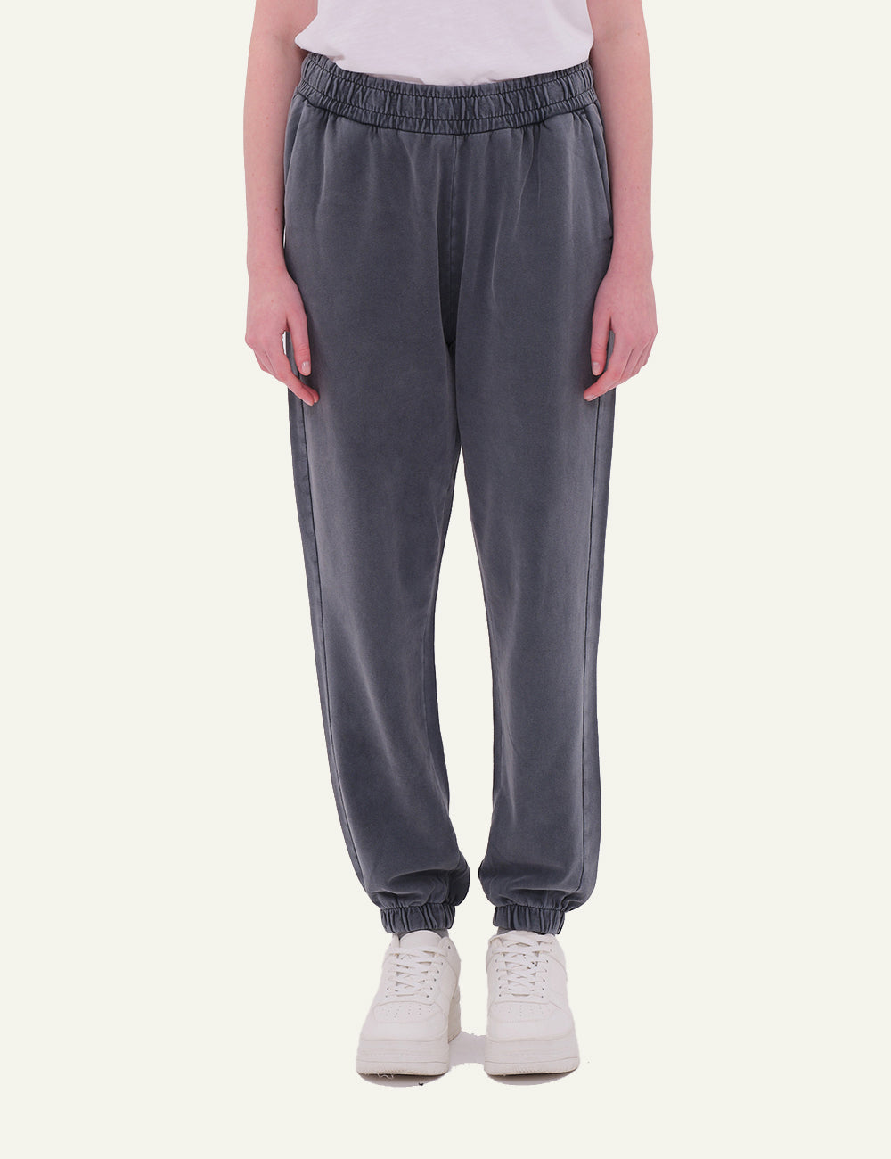 DIRTY LAUNDRY REGULAR CUFFED SWEATPANTS VINTAGE GREY