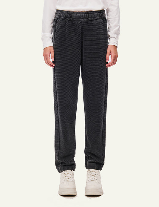 DIRTY LAUNDRY WAFFLE CUFFED SWEATPANTS