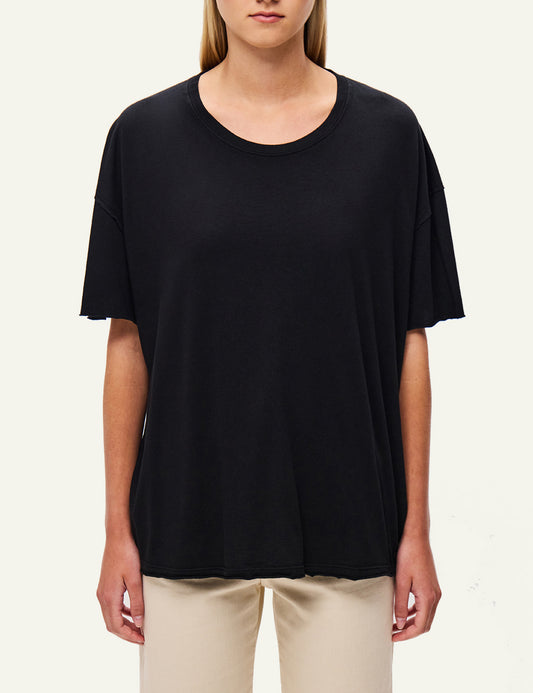 DIRTY LAUNDRY OVERSIZED T-SHIRT WITH RAW EDGES