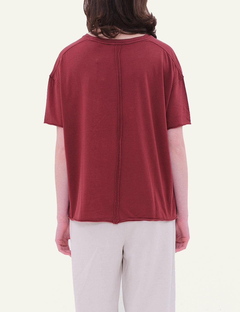 DIRTY LAUNDRY OVERSIZED T-SHIRT WITH RAW EDGES