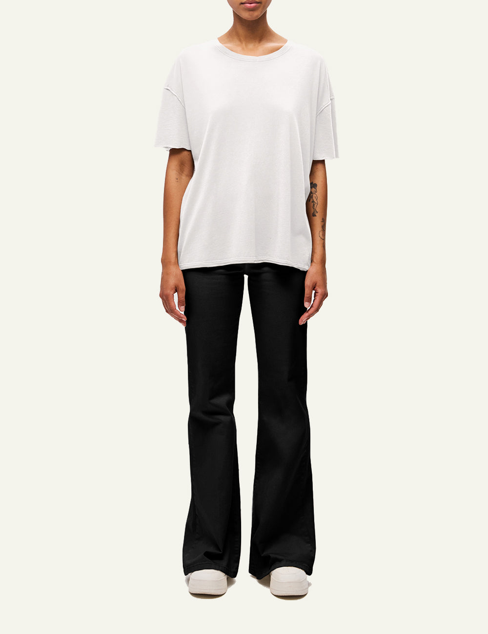 DIRTY LAUNDRY OVERSIZED T-SHIRT WITH RAW EDGES