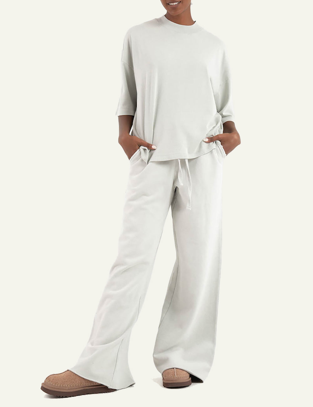 DIRTY LAUNDRY OVERSIZED MOCK-NECK T-SHIRT