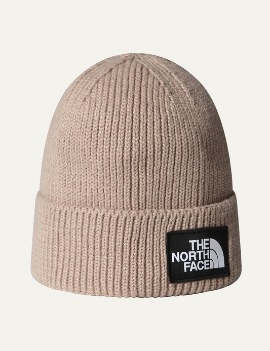THE NORTHFACE TNF LOGO BOX CUFFED MUSHROOM GREY