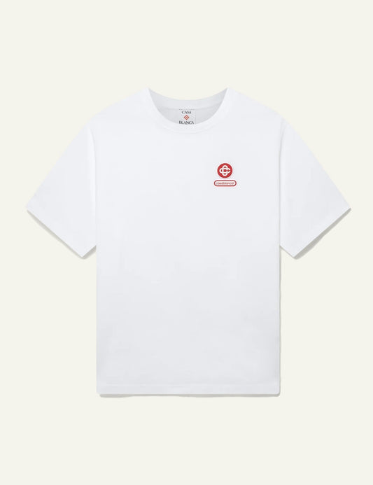 CASABLANCA PATCH OVERSIZED T-SHIRT