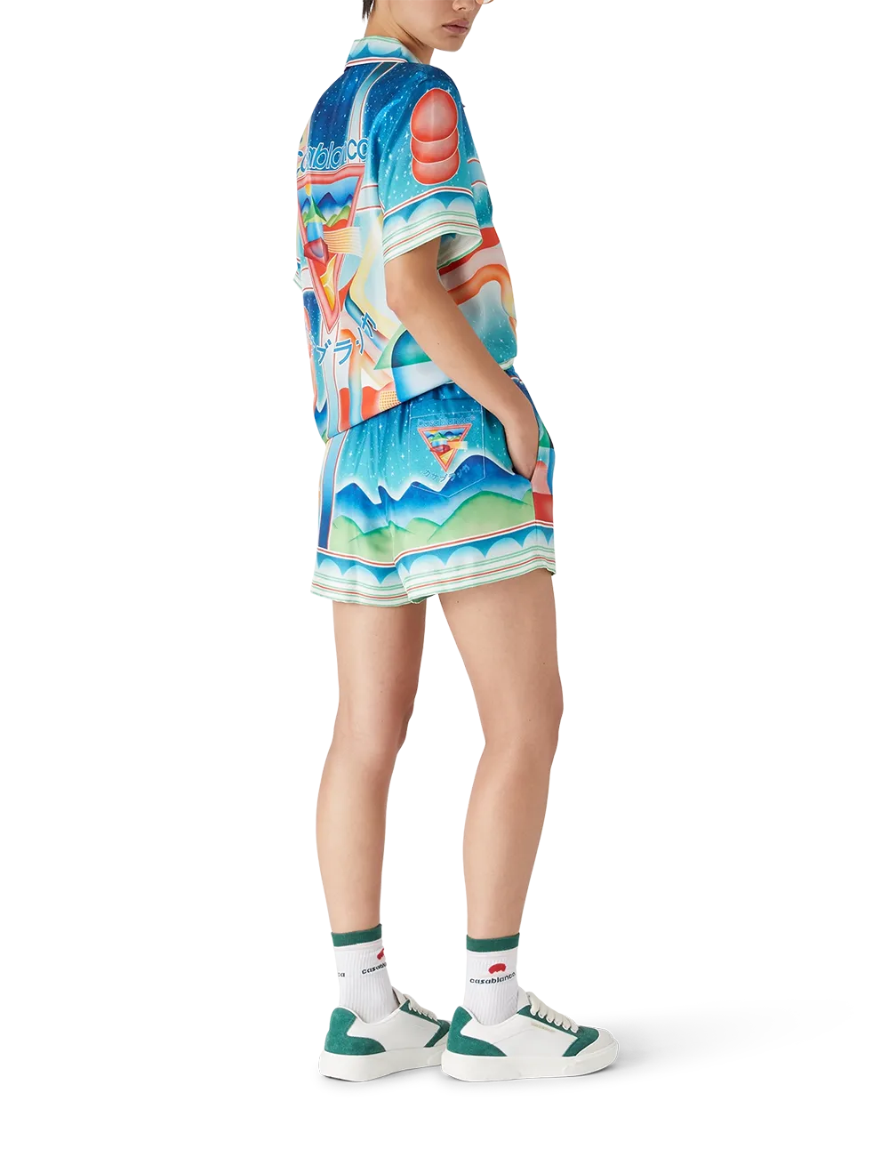 CASABLANCA SILK SHORTS